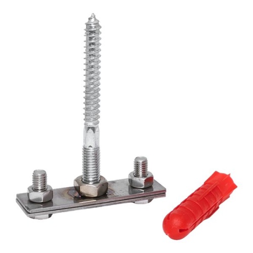 Держатель фасадный для полосы 50 мм, L=100mm Ni EKF PROxima | код lp-31508-ni | EKF фото 3