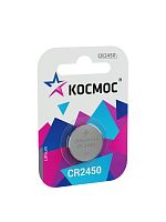 Элемент питания литиевый CR CR2450 1хBL (блист.1шт) Космос KOCR24501BL