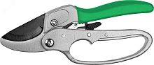 Секатор контактный 200 мм храповый механизм, с эфесом, с алюминиевыми рукоятками | код 423008_z01 | РОСТОК