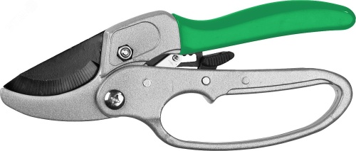 Секатор контактный 200 мм храповый механизм, с эфесом, с алюминиевыми рукоятками | код 423008_z01 | РОСТОК