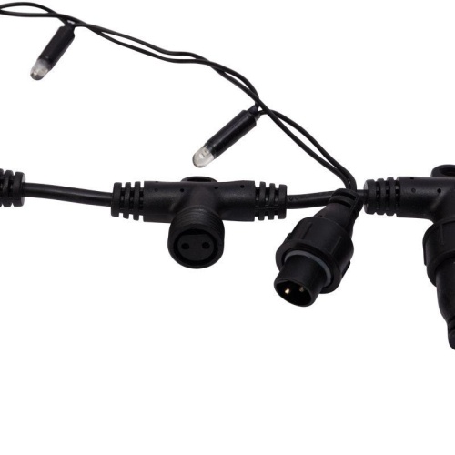 Гирлянда светодиодная "Светодиодный Дождь" 2х6м 768LED бел. 90Вт 230В IP65 постоян. свечение провод черн. (нужен шнур питания 303-500) Neon-Night 235-165 фото 8