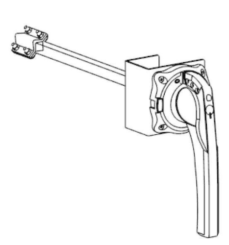ВЫНОС.К-Ж.БОКОВ.ПОВОРОТ.РУКОЯТ.SD630 | код SSDERHS15Y0630 | Systeme Electric