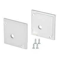 Заглушка SL-KANT-H30 SQUARE с отверстием (ARL, Пластик) | код 24481 | Arlight