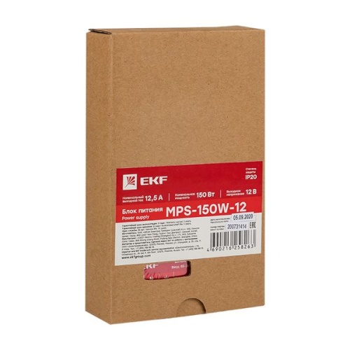 Блок питания 12В MPS-150W-12 Proxima | код mps-150w-12 | EKF фото 3