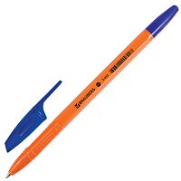 Ручка шариковая BRAUBERG X-333 Orange, СИНЯЯ, корпус оранжевый, узел 0,7 мм, линия письма 0,35 мм, 142409 | код 142409 | BRAUBERG