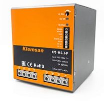 Источник питания трехфазный, KPS-960-3-P, 3 Ph 24V 40A P | код 0.0.0.6.18060 | KLEMSAN