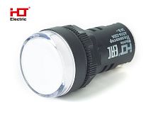 Лампа AD16-22DS(LED)матрица d22мм белый 24В IP40 HLT | код 085-06-06| HLT