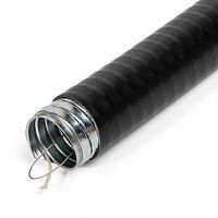 Металлорукав толстостенный МГ «HEAVY DUTY» 32 с протяжкой | код 88406 | КВТ