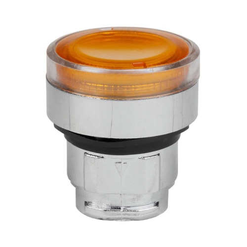 Головка кнопки OptiSignal D22 A4-PL-5 с подсветкой желтая металл ZB4BW353 | код 332259 | КЭАЗ