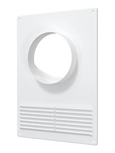 Площадка торцевая пластиковая с решеткой 180х250 фланец D110 | код 110ПТПР | ERA