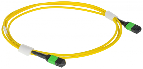 ITK Сборка кабельная MPOF-MPOF тип A 12 SM OS2 9м | код FAP0902-MPOF-MPOF-12A-009 | ITK by IEK