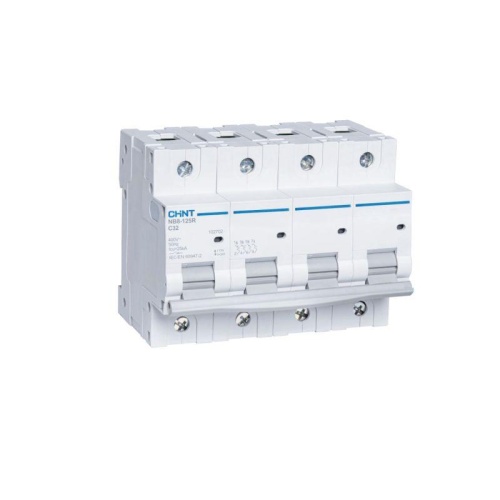 Выключатель автоматический модульный 4п (3P+N) C 100А 20кА NB8-125R (R) CHINT 559821