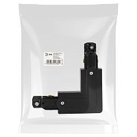 Коннектор для трехфазного шинопровода STR-30-B-CN-LE LE угловой наружный черный | код Б0049722 | ЭРА