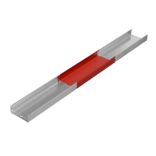 Лоток листовой неперфорированный 300х100 L3000 0.8мм "Быстрый монтаж ПЛЮС" LNplus100-300-0.8-3000 INOX304 КМ PL13259 фото 3