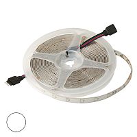 Светодиодная лента RUICHI, 2835, 300 LED, IP65, 12 В, цвет белый тёплый, длина 5 м | код 109729 | Ruichi