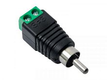 Разъем RCA штекер с клеммной колодкой (RCA_H_kk) | код В0000004833 | Optimus CCTV