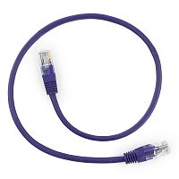 Патч-корд UTP Cablexpert PP12-0.25M/V кат.5e, 0.25м, литой, многожильный (фиолетовый) | код PP12-0.25M/V | Cablexpert