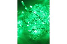 Гирлянда светодиодная 80LED зел. прозр. провод 8.8м (7.3+1.5) 8 режимов мигания IP20 зел. | код KOC_GIR80LED_G | КОСМОС