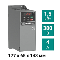 Преобразователь частоты векторный ПЧВ1-1К5-В | код 129885 | ОВЕН