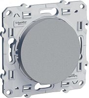 Механизм выключателя 1-кл. СП Odace 10А IP21 (сх. 1) алюм. | код. S53R201 | Schneider Electric