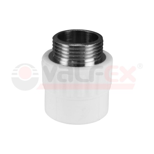 Муфта переходная с наружной резьбой 20х1/2дюйм (150/30) | код 10130020 | VALFEX