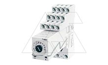Таймер T-R4E-2014-23-1012, 6А, 4CO,12VDC, запас хода 100ч (цоколь GZM4 или GZT4) | код 854940 | Relpol