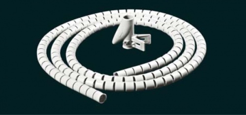 Рукав пластиковый спиральный для кабеля д.20 мм (2 м) и инструмент ST-20, Hyperline SHW-20 | код 18176 | Hyperline