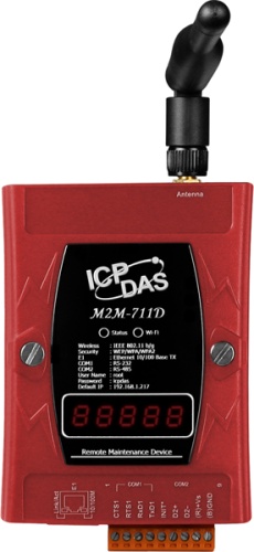 M2M-711D CR Remote maintenance Wi-Fi Device Terminal Unit | код 00-06103066 | ICP DAS