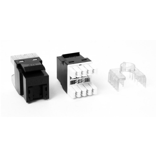 Модуль Keystone, RJ45, кат.6, UTP, 180 градусов, со встроенной шторкой, зеленый | код LAN-OK45U6/180P-GN | LANMASTER