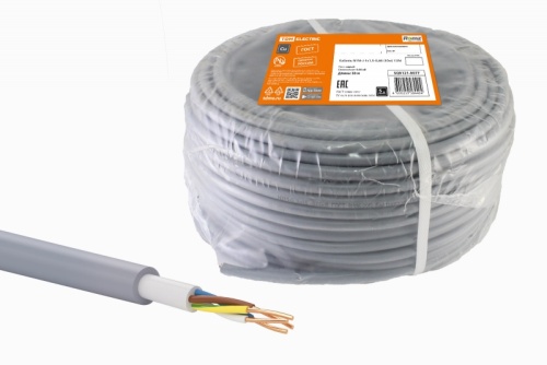Кабель NYM-J 4х1,5-0,66 (на катушке 120м) TDM | код SQ0121-0163 | РЭМЗ ТМ
