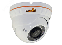 Камера ТВ цветная минидом ИК 1/3' 2.0Мп 1080p f.2.8-12мм антивандал | код GF-VIR4306AHD2.0-VF v2 | Giraffe