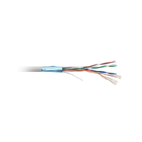 Кабель LANMASTER патч-кордовый FTP, 4x2, кат 5E, 100Mhz, LSZH, белый, 305 м | код LAN-5EFTP-PT-LSZH-WH | LANMASTER