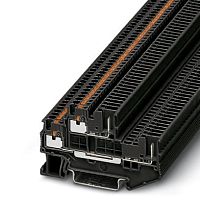 Двухъярусные клеммы PTTB 1,5/S/2P BK | код 3212444 | PHOENIX CONTACT