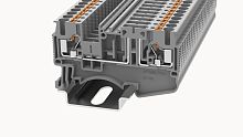 DS2.5-TG-01P-11-00Z(H), Клемма PUSH-IN, 2.5 мм.кв., под размыкатель, серый, шт | код 11040000207 | DEGSON