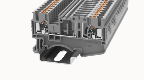 DS2.5-TG-01P-11-00Z(H), Клемма PUSH-IN, 2.5 мм.кв., под размыкатель, серый, шт | код 11040000207 | DEGSON
