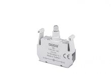 Блок-контакт подсветки красный светодиод BD 11OV AC/DC, серии B | код BD | EMAS
