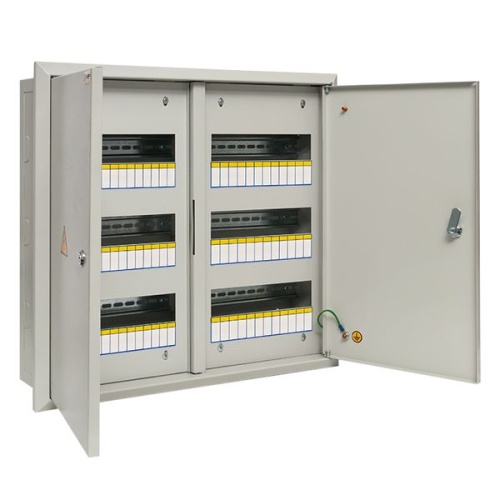 Щит распред, встраиваемый ЩРВ-72 двухдверный (520х605х120) IP31 PROxima | код mb11-72 | EKF фото 2