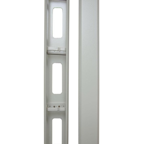 Органайзер кабельный вертикальный в шкаф 42U, металлический | код 7078c | Cabeus фото 3