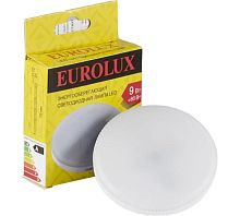 Лампа светодиодная LL-E-TAB-9W-230-4K-GX53 (таблетка, 9Вт, нейтр., GX53) Eurolux, , Шт | код 76/2/75 | EUROLUX