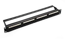 Патч-панель UTP 24хRJ-45 кат.6 1U 19дюйм | код 10-0427 | SUPRLAN