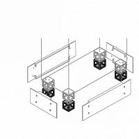 Угловые элементы цоколя H=100мм² (4шт) | код. ZN1010 | ABB