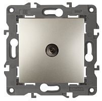 Розетка TV одиночная, Эра Elegance, шампань, 14-3101-04 | код Б0034293 | ЭРА