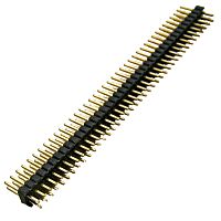 Штырь для плат 1.27 мм RUICHI PLLD1.27-80, 80 контактов | код 65452 | Ruichi