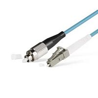 Патч-корд оптический LANMASTER, симплексный, SC/PC-FC/PC, OM3, LSZH, 3.0 м | код LAN-SC-FC/OM3-3.0 | LANMASTER