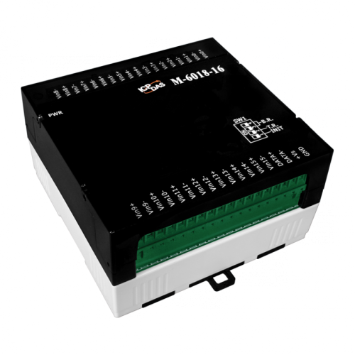 M-6018-16 CR 16-channel Analog Input Module using the DCON and Modbus Protocols (RoHS) | код 00-06123622 | ICP DAS