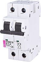 Автоматический выключатель ETIMAT 10 2p D 1,6А (10 kA) | код 002153707 | ETI