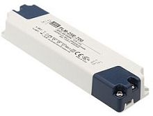 Источник питания AC-DC, 25.2Вт, ККМ, стабилизация тока, вход 180…295В AC, 47…63Гц /156…416В DC, выход 350мА/42…72В, изоляция 3750В AC, в кожухе 145х38х22мм, -30…+45С | код PLM-25E-350 | MeanWell