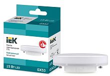 Лампа светодиодная ECO T75 таблетка 15Вт 230В 4000К GX53 | код. LLE-T80-15-230-40-GX53 | IEK