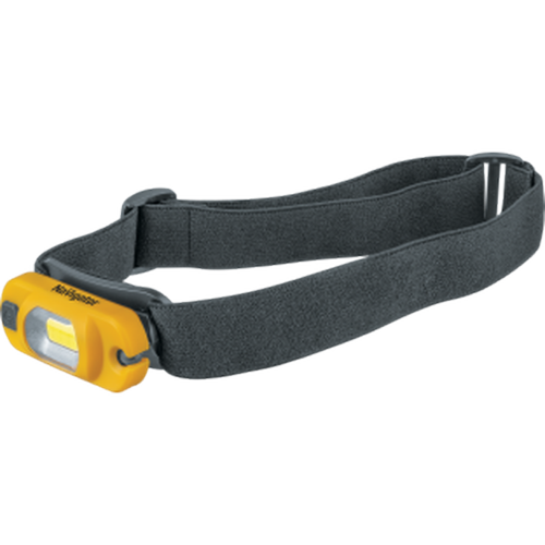 Фонарь светодиодный NPT-H19-ACCU 3Вт 1COB LED 120Лм 10м аккумуляторный поворотный налобный пластик 0.25 Ач (14485) | код 23025 | Navigator Group