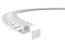 Профиль алюминиевый гибкий для встр. в ГКЛ 2000х20х10мм (60х10мм, 2 вылета x20мм, макс. шир. ленты 15мм) | код V4-R0-70.0001.KIT-2010DG | Вартон